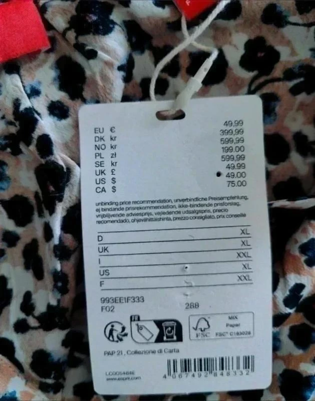 💎 Blusa estampada fluida • 44 • Esprit 💎 – photo 7